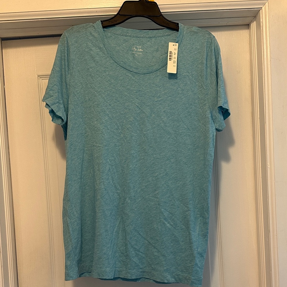 J. Crew Light Blue Short Sleeve Tee